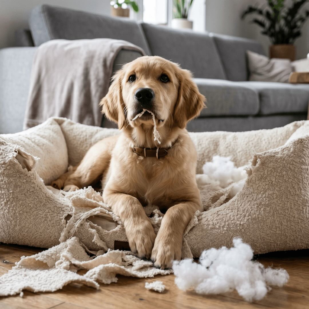 Dlaczego pies gryzie legowisko? 5 sposobów, jak uratować ulubiony mebel 🐾