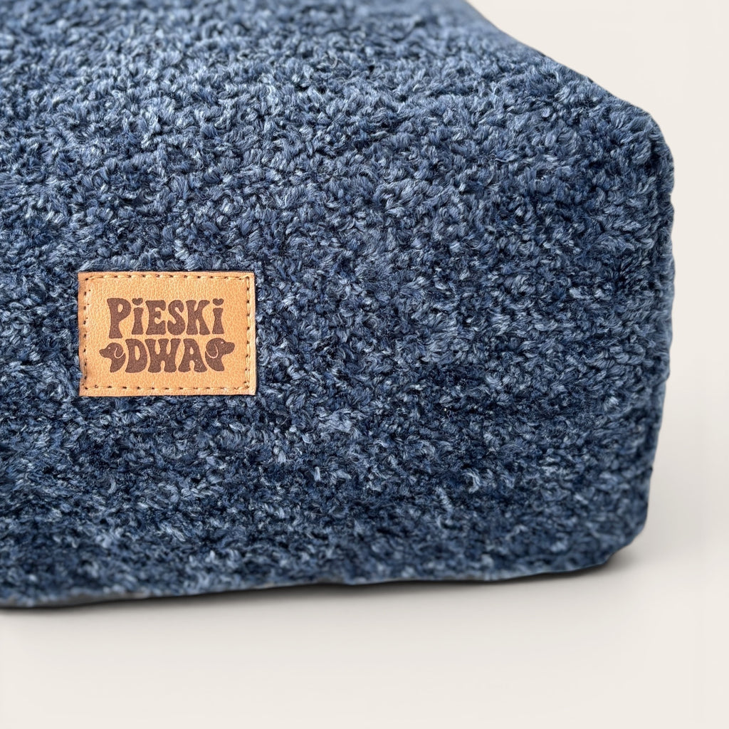 Legowisko dla psa Poducha Premium Soft Glow – Gwiezdny Granat