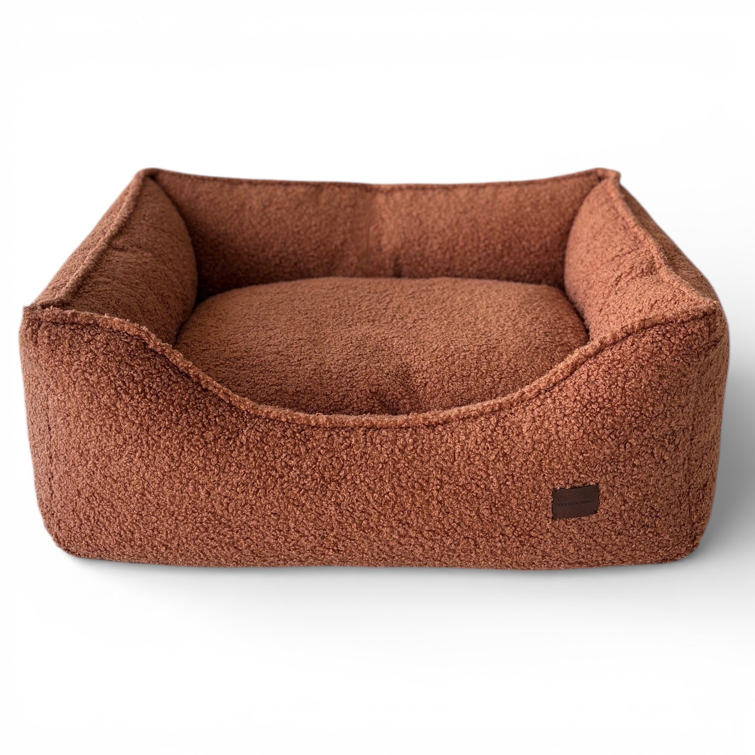 Legowisko dla psa Kanapa Boucle Ceglana Premium