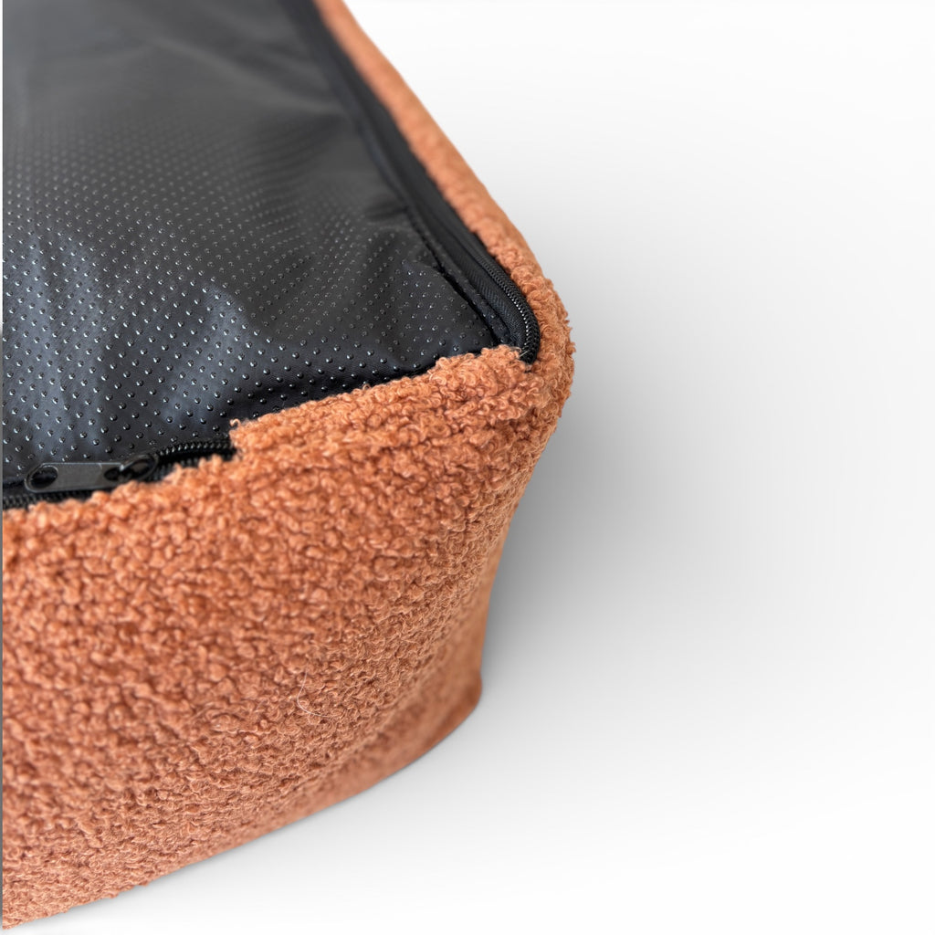 Legowisko dla psa Kanapa Boucle Ceglana Premium