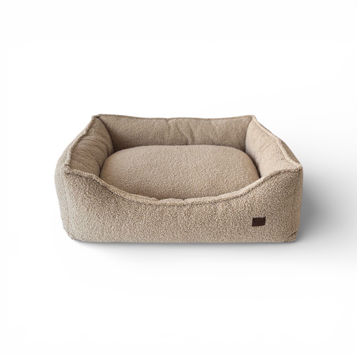 Legowisko Kanapa Boucle Beżowa Premium