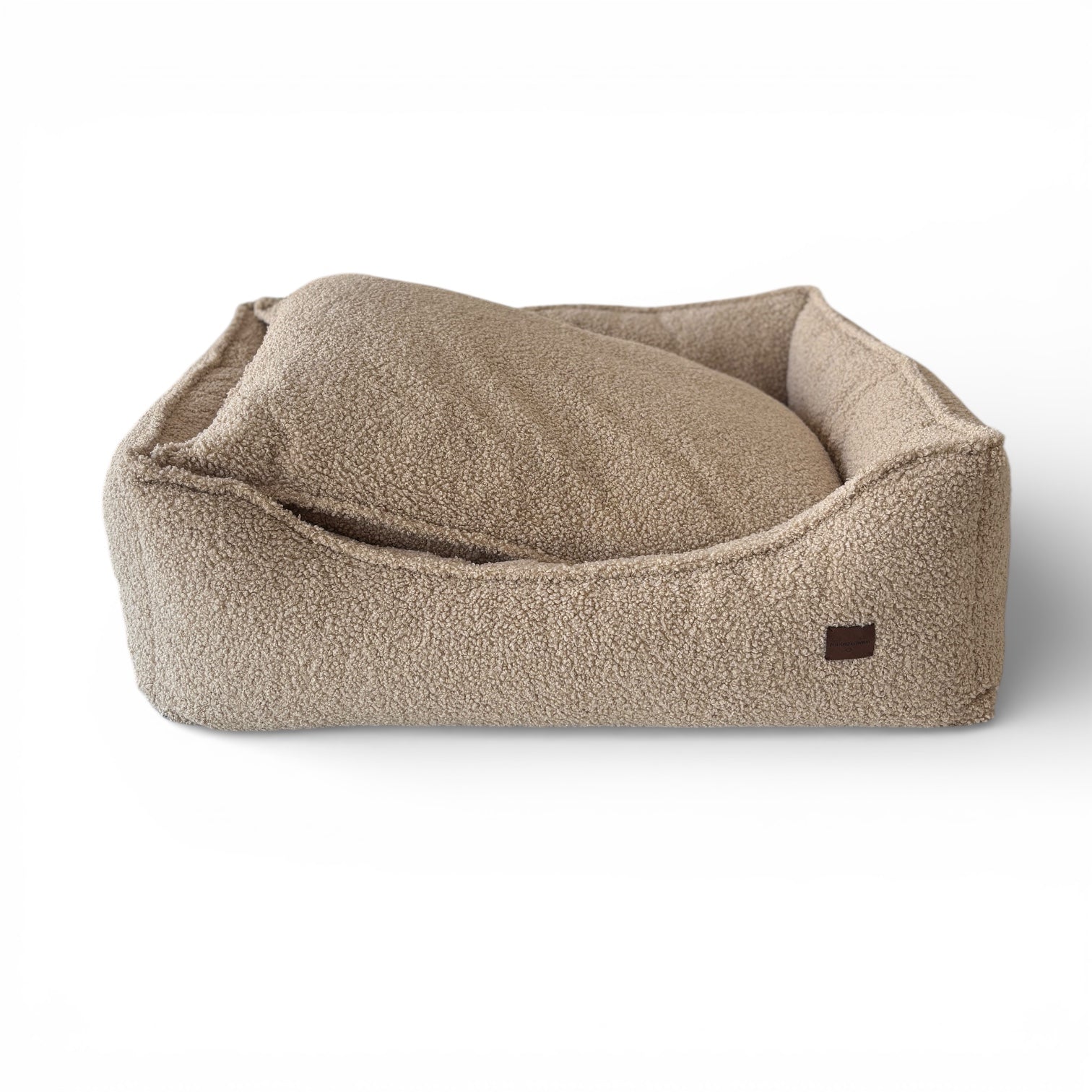 Legowisko Kanapa Boucle Beżowa Premium