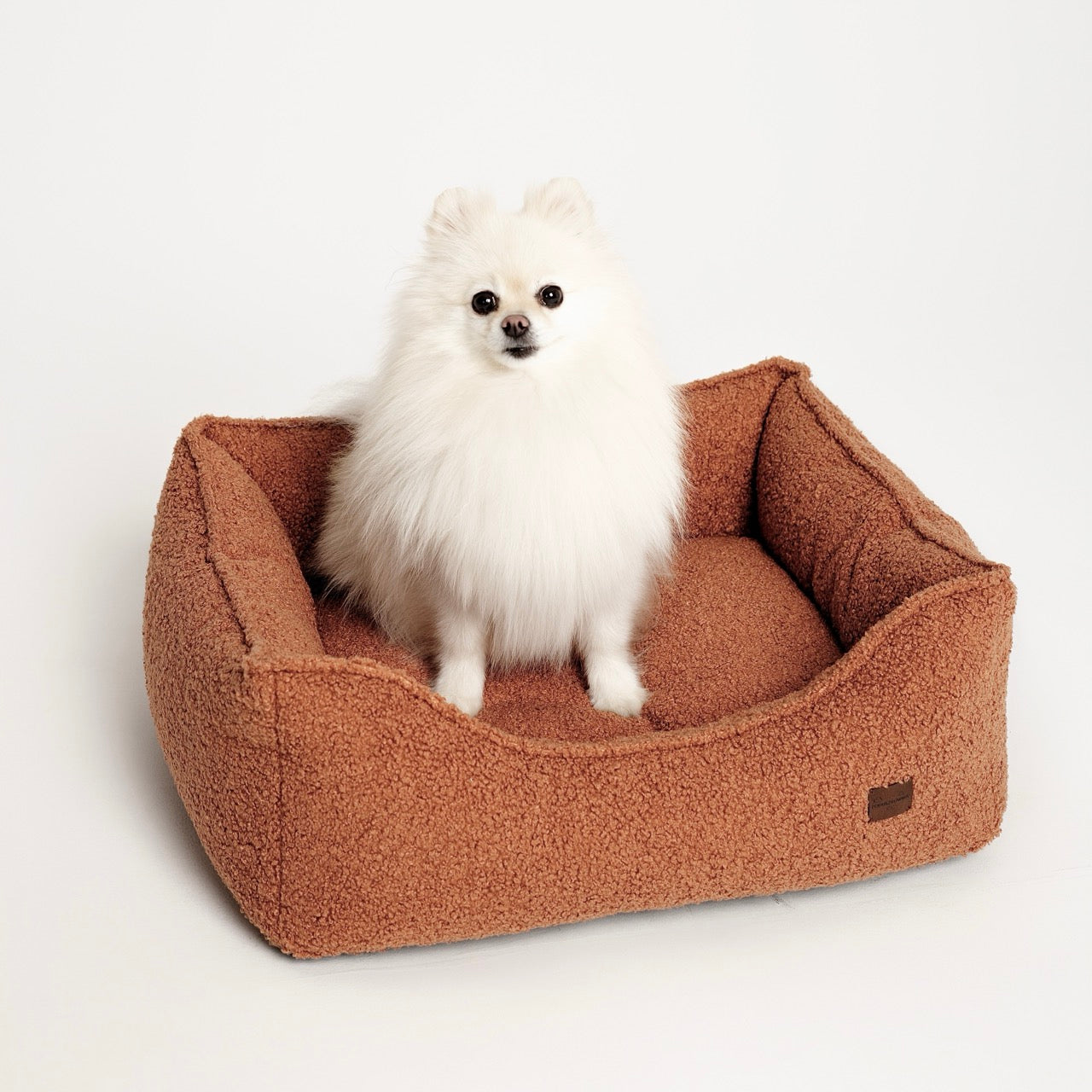 Legowisko Kanapa Boucle Ceglasta Premium