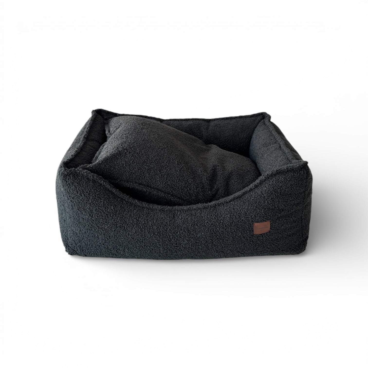 Legowisko Kanapa Boucle Czarna Premium