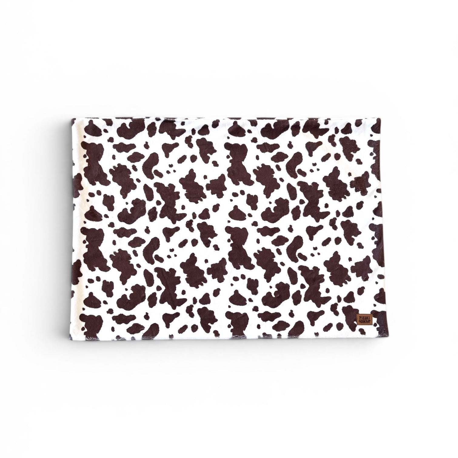 Koc dla psa w brązowe łaty – Moo Brown