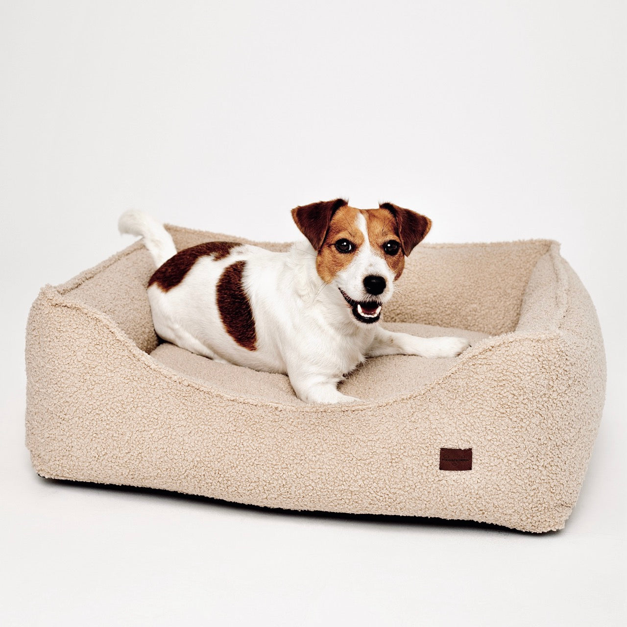 Legowisko Kanapa Boucle Beżowa Premium