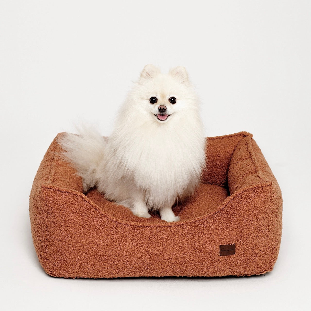 Legowisko Kanapa Boucle Ceglasta Premium