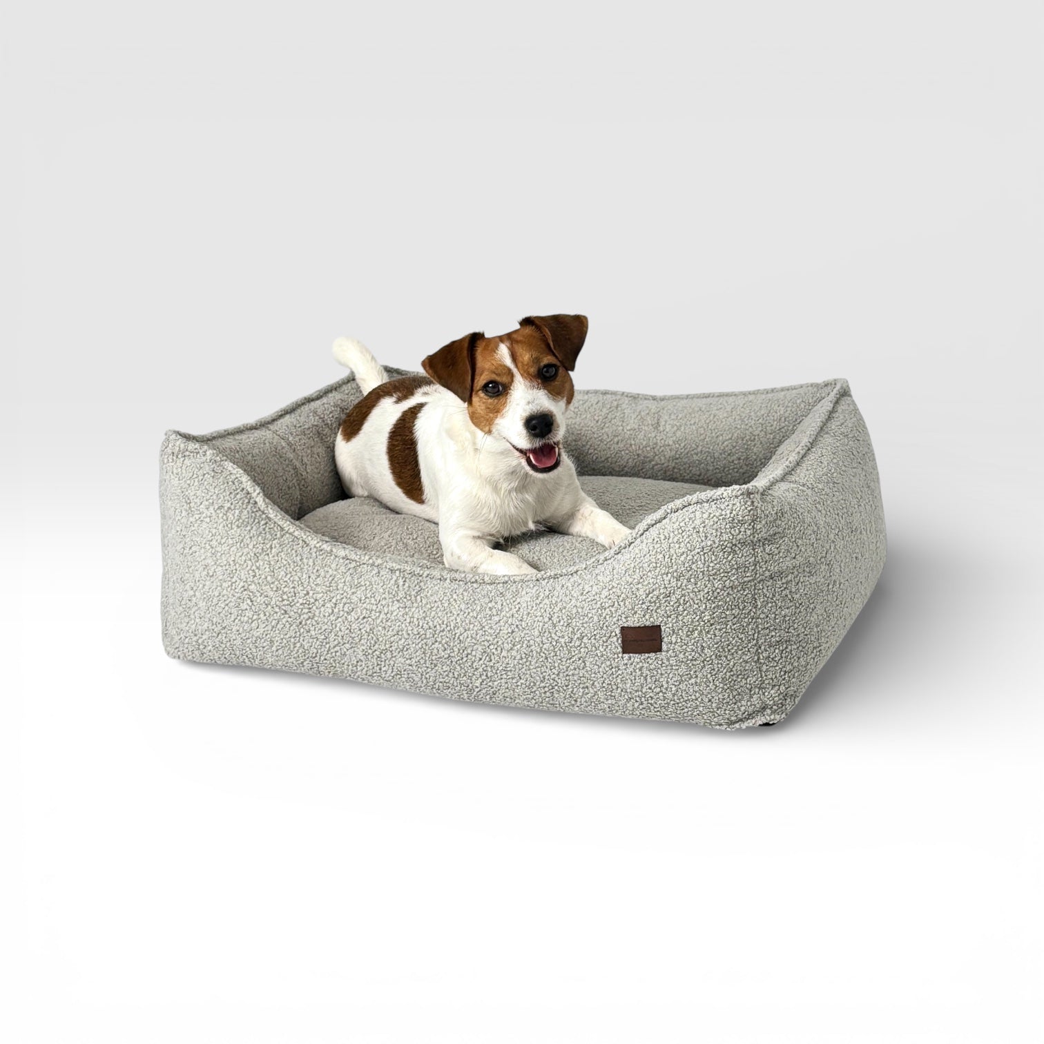 Legowisko Kanapa Boucle Szara Premium