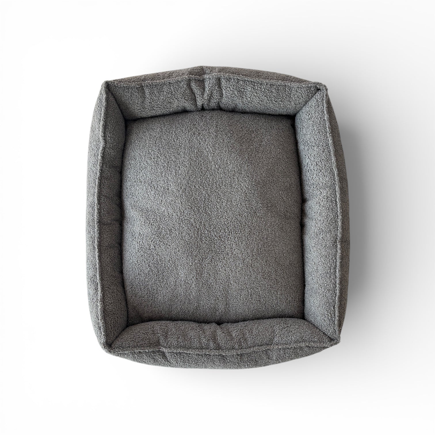 Legowisko Kanapa Boucle Ciemnoszara Premium