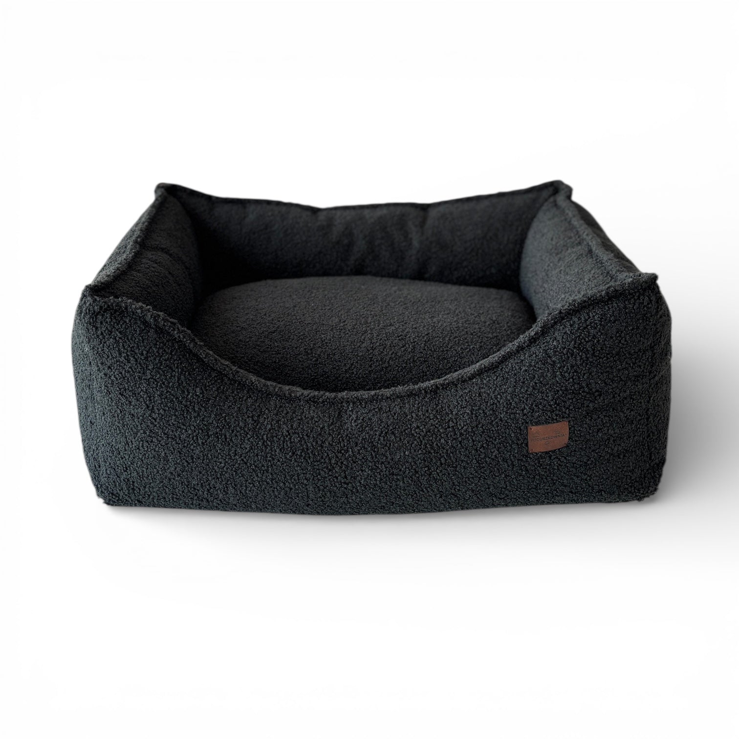 Legowisko Kanapa Boucle Czarna Premium