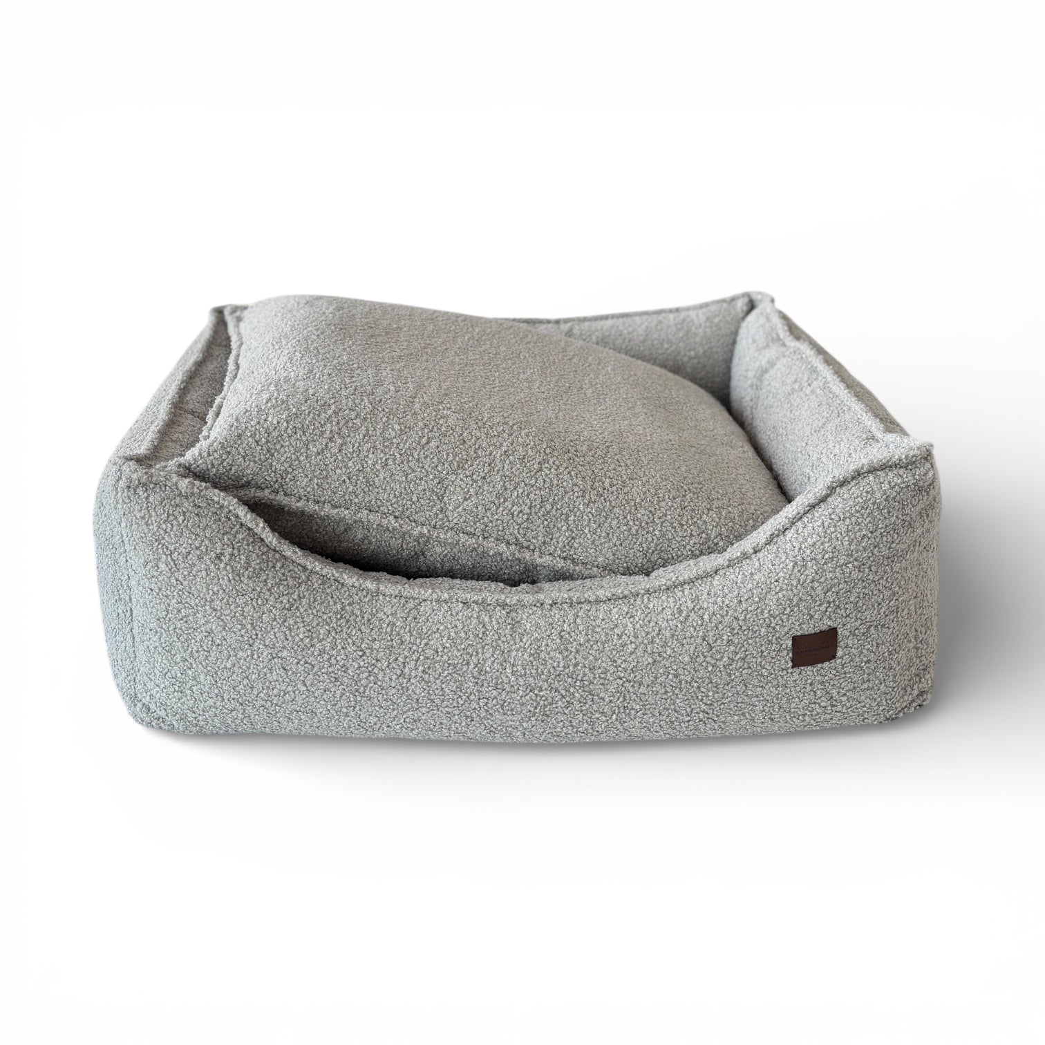 Legowisko Kanapa Boucle Szara Premium