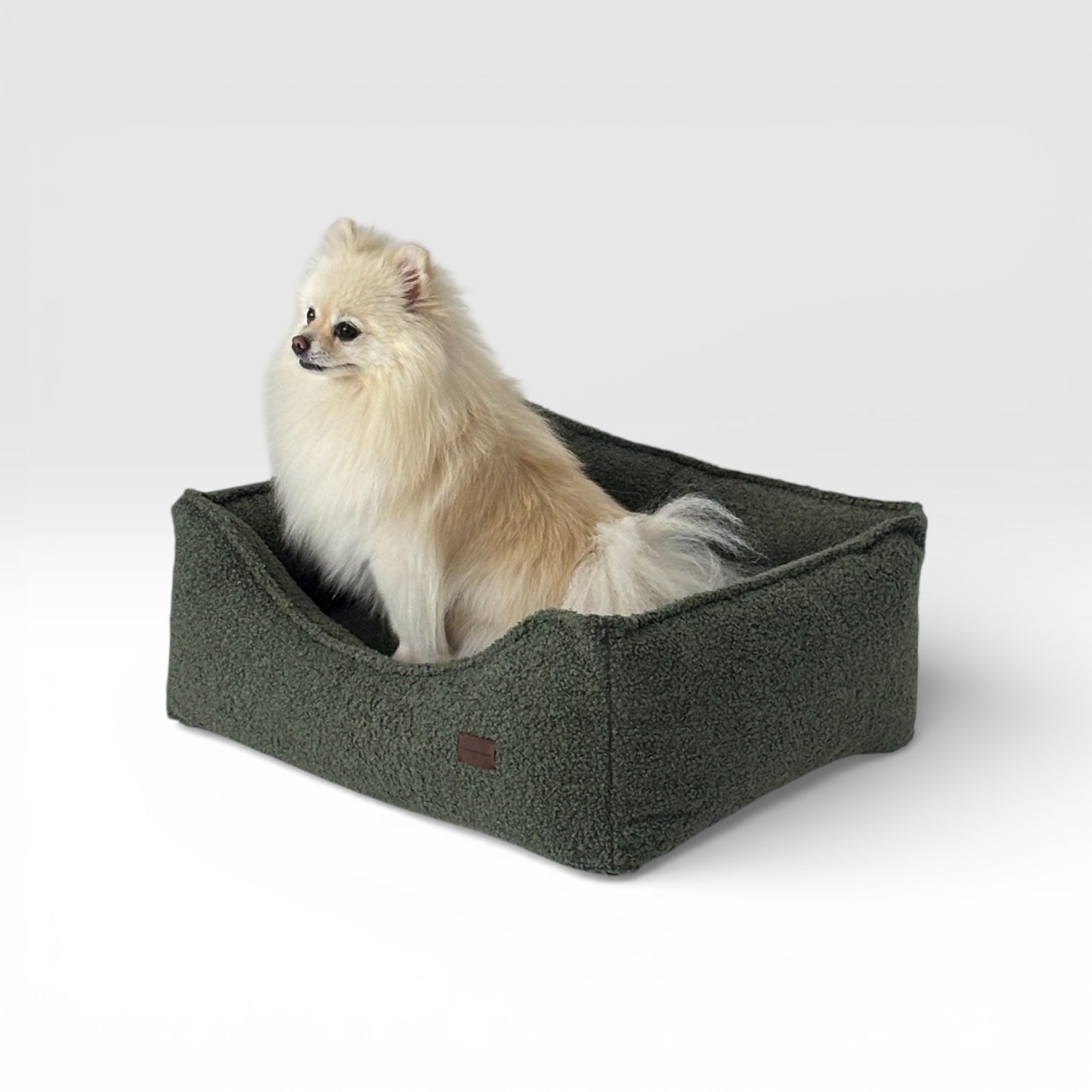 Legowisko Kanapa Boucle Zielona Premium